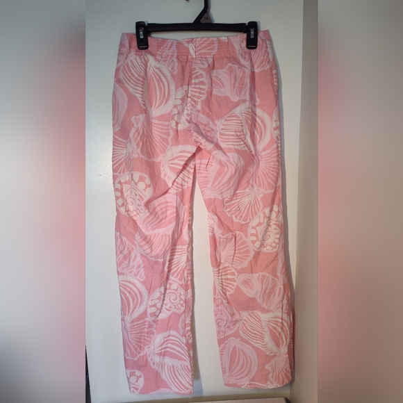 Lilly Pulitzer Pink Patterned Women's Pants Size 4 #596 - Picture 2 of 2